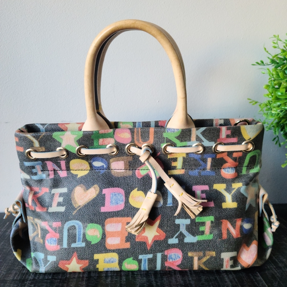 Dooney & Bourke Multicolour Monogram Satchel Tote Bag